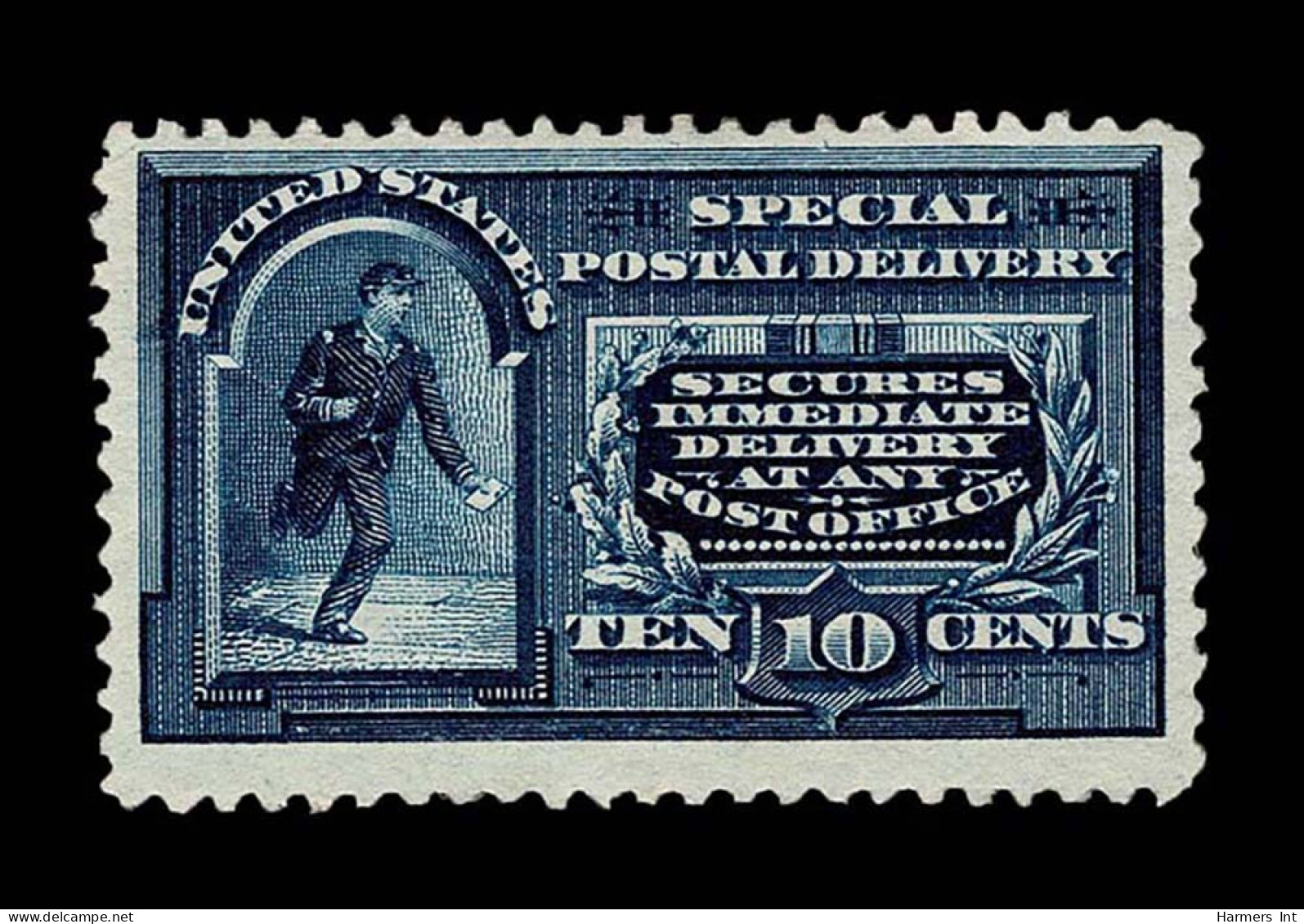 Lot # 069 Special Delivery, 1894, 10¢ Blue, Unwatermarked - 1a. 1918-1940 Gebraucht