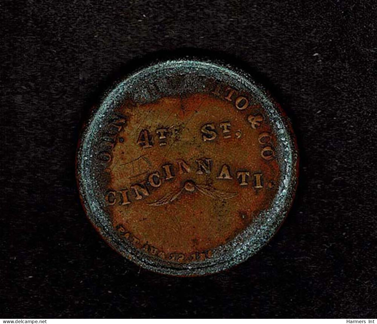 Lot # 082 Encased Postage: 5¢ John Shillito & Company Of Cincinnati - Autres & Non Classés
