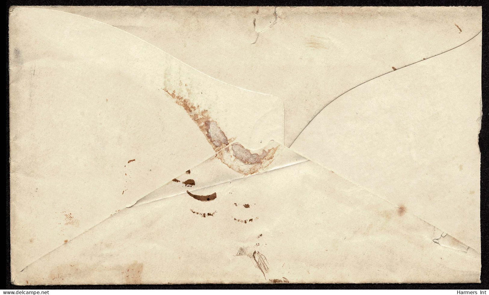 Lot # 083 Confederate States: 1860's Four Stampless Envelopes All Addressed To The Perkins Family In New Britain Conn, T - 1861-65 Etats Confédérés