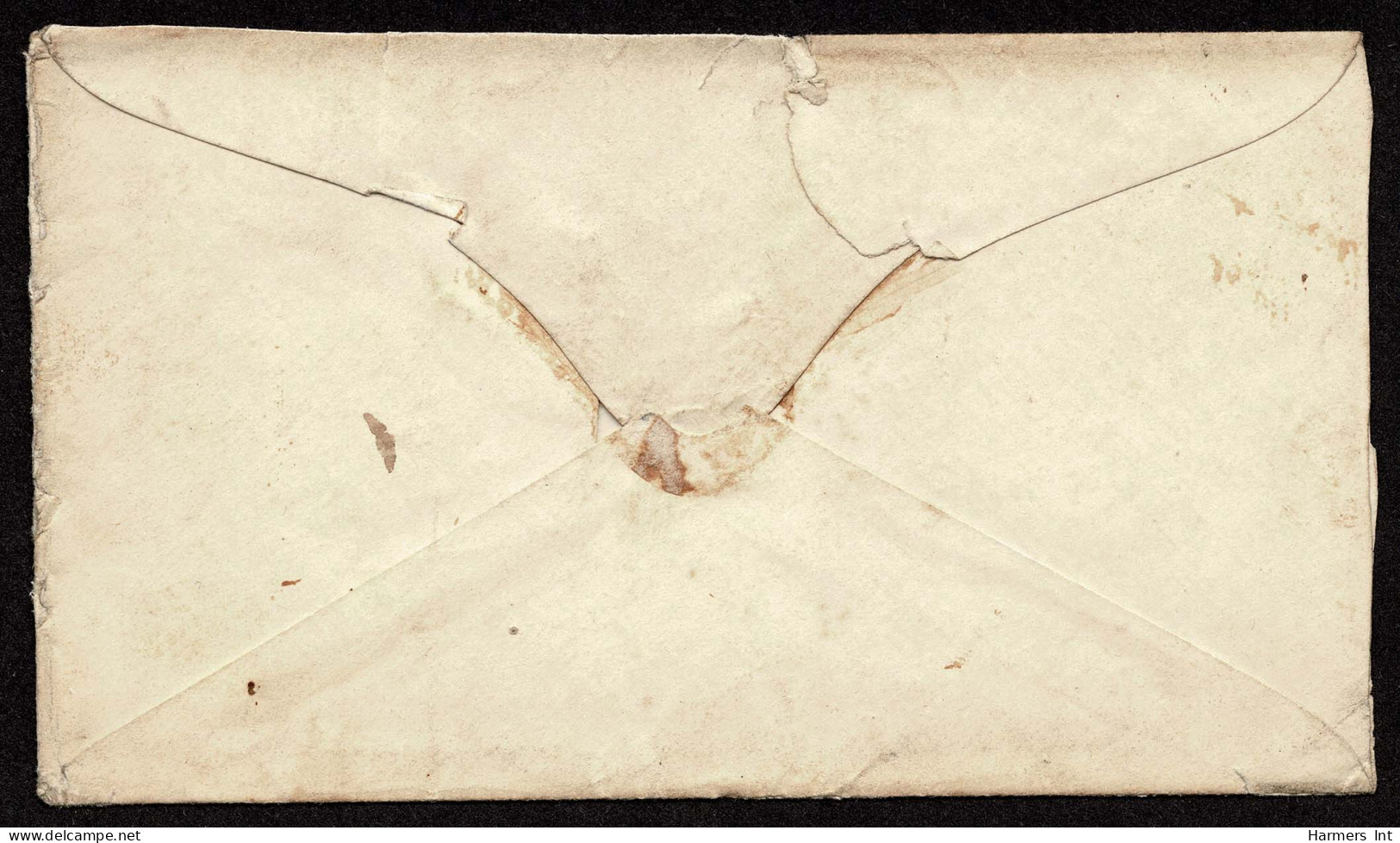 Lot # 083 Confederate States: 1860's Four stampless envelopes all addressed to the Perkins family in New Britain Conn, T