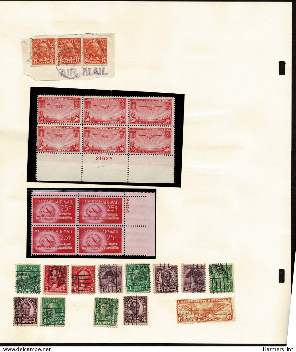Lot # 087 1922's to 1940's vast assortment of mostly blocks and plate blocks