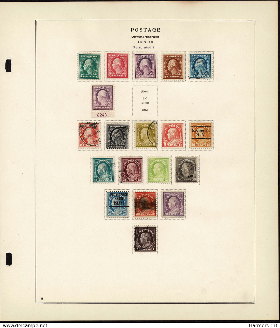 Lot # 089 United States Collections: 19th & 20th Century, Small collection on Scott album pages ending in 1939