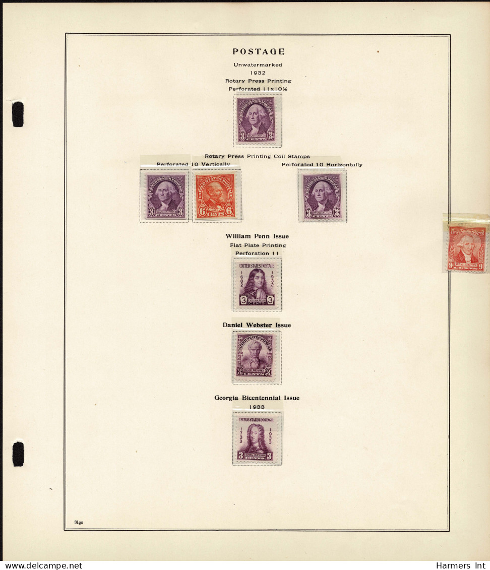 Lot # 089 United States Collections: 19th & 20th Century, Small collection on Scott album pages ending in 1939