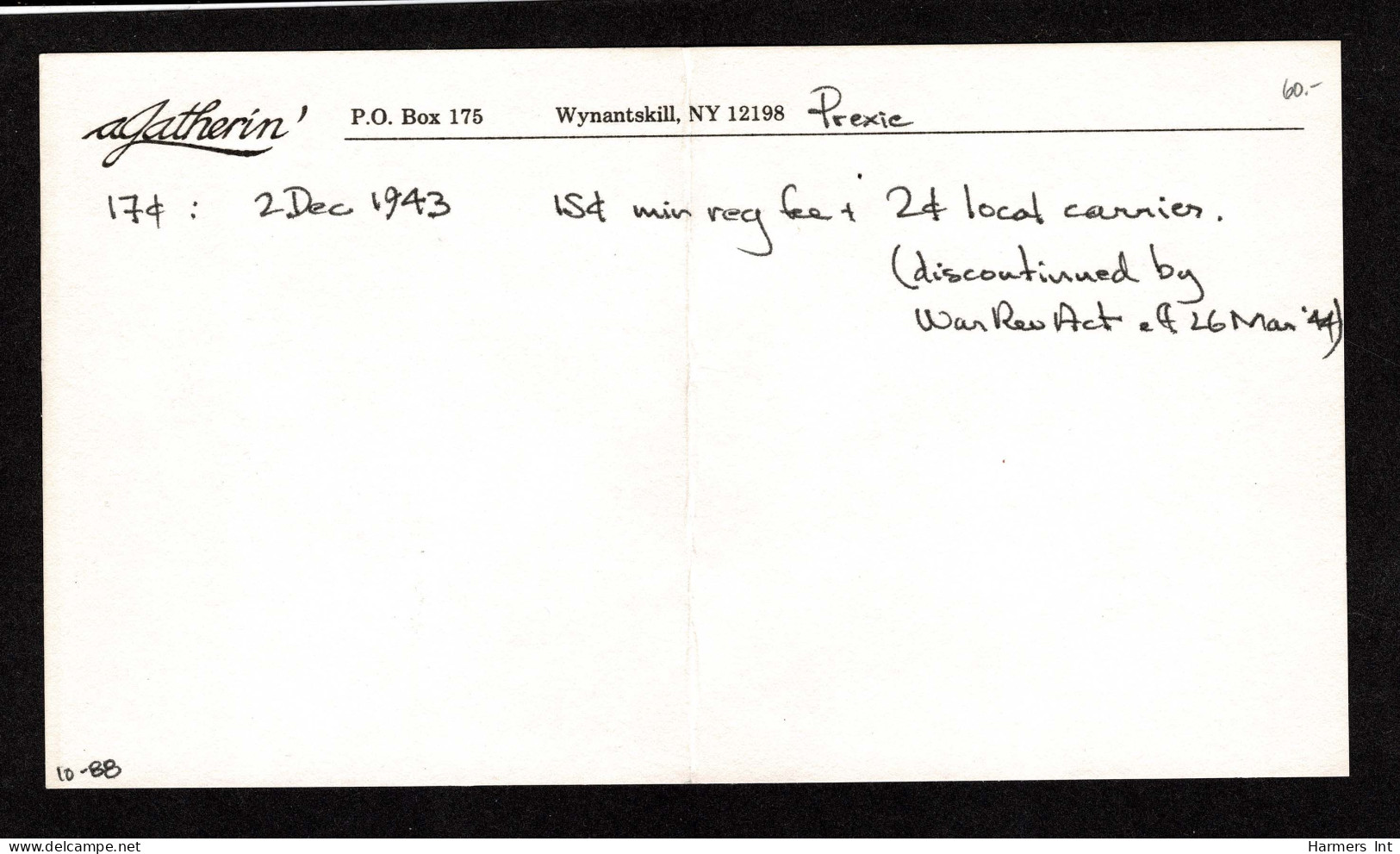 Lot # 138 Registered On 1943 Envelope: 1938, 17¢ Andrew Johnson Rose Red - Lettres & Documents