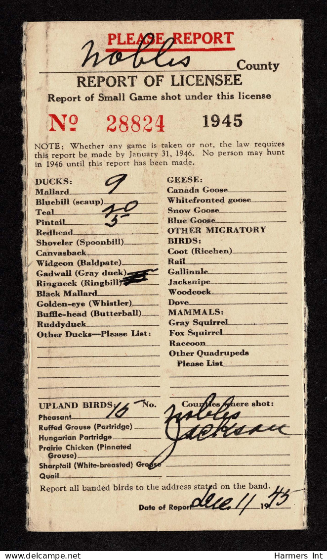 Lot # 165 Registered With $1 Duck Stamp: 1 ½ C Bister Brown 1938 - Briefe U. Dokumente