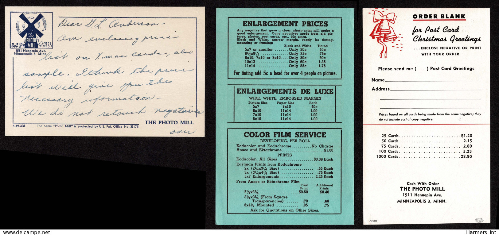 Lot # 194 United States; Used To Denmark: 1938 15c Blue Gray, 10c Brown Re, 5c Bright Blue Each - Covers & Documents