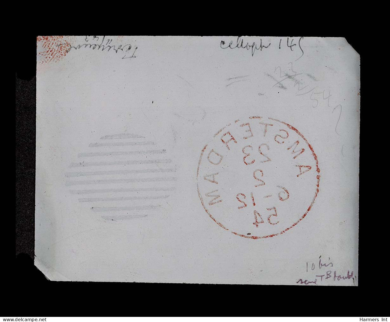 Lot # 248 Newfoundland: Covered Cliché Of Newfoundland Grilled Cancel Used By Sperati - Sonstige & Ohne Zuordnung