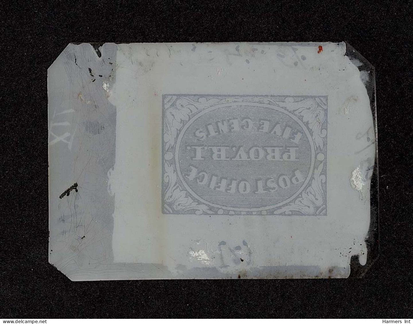 Lot # 277 SPERATI Reproduction: Providence, R.I., 1846, 5¢ Gray Black - Sonstige & Ohne Zuordnung