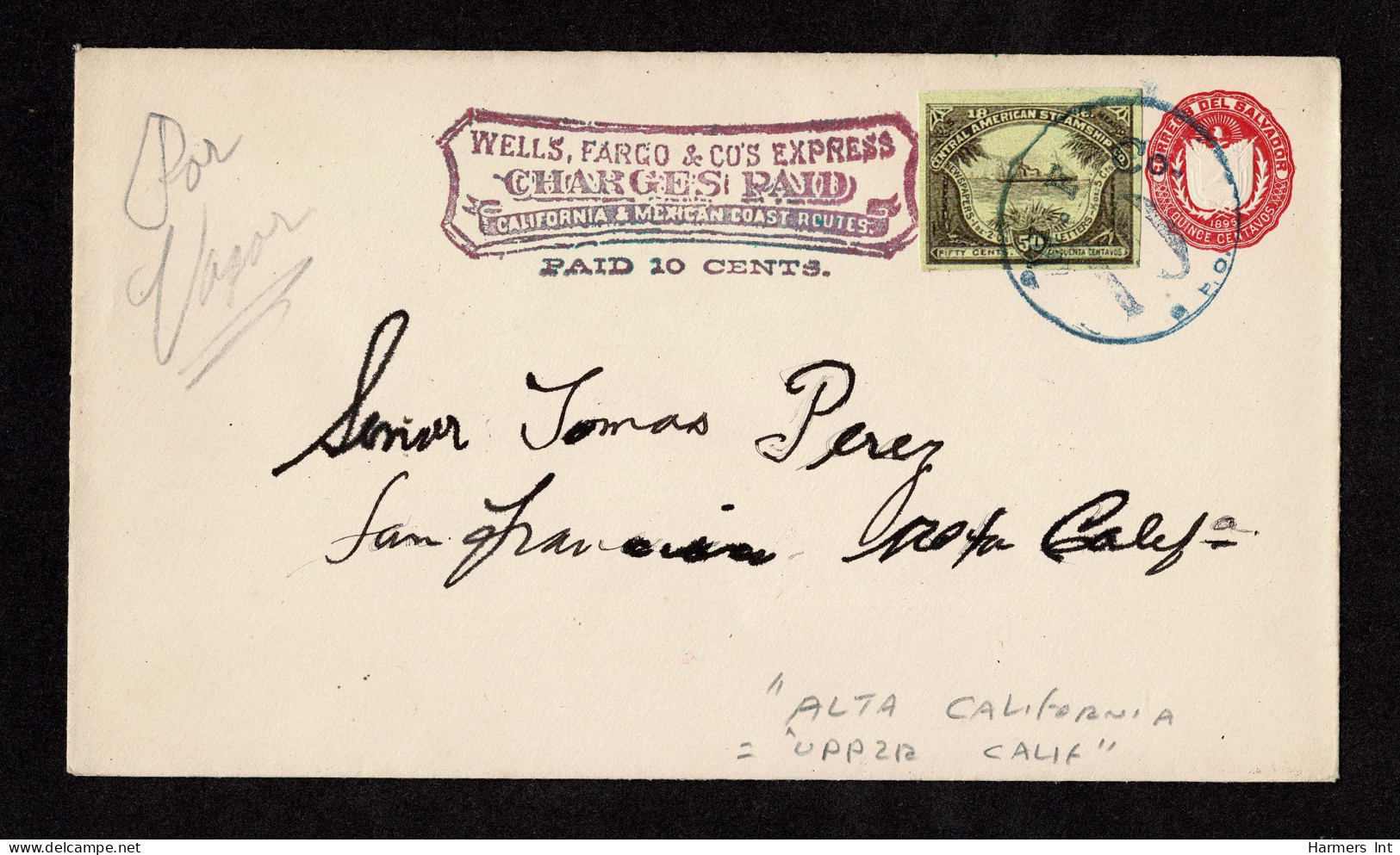 Lot # 295 Express: Violet Wells Fargo & Co Cachet - Other & Unclassified