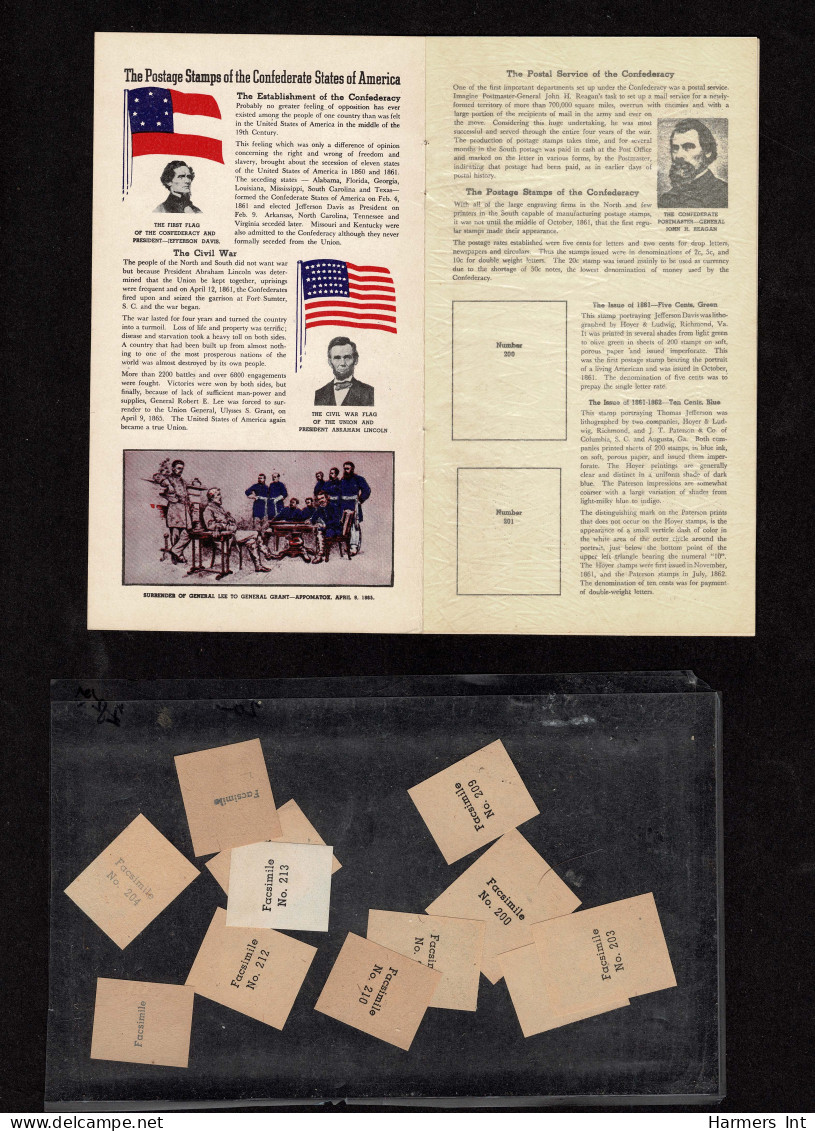 Lot # 298 United States Forgery Remainder: Comprising Three (3) "covers" - Autres & Non Classés