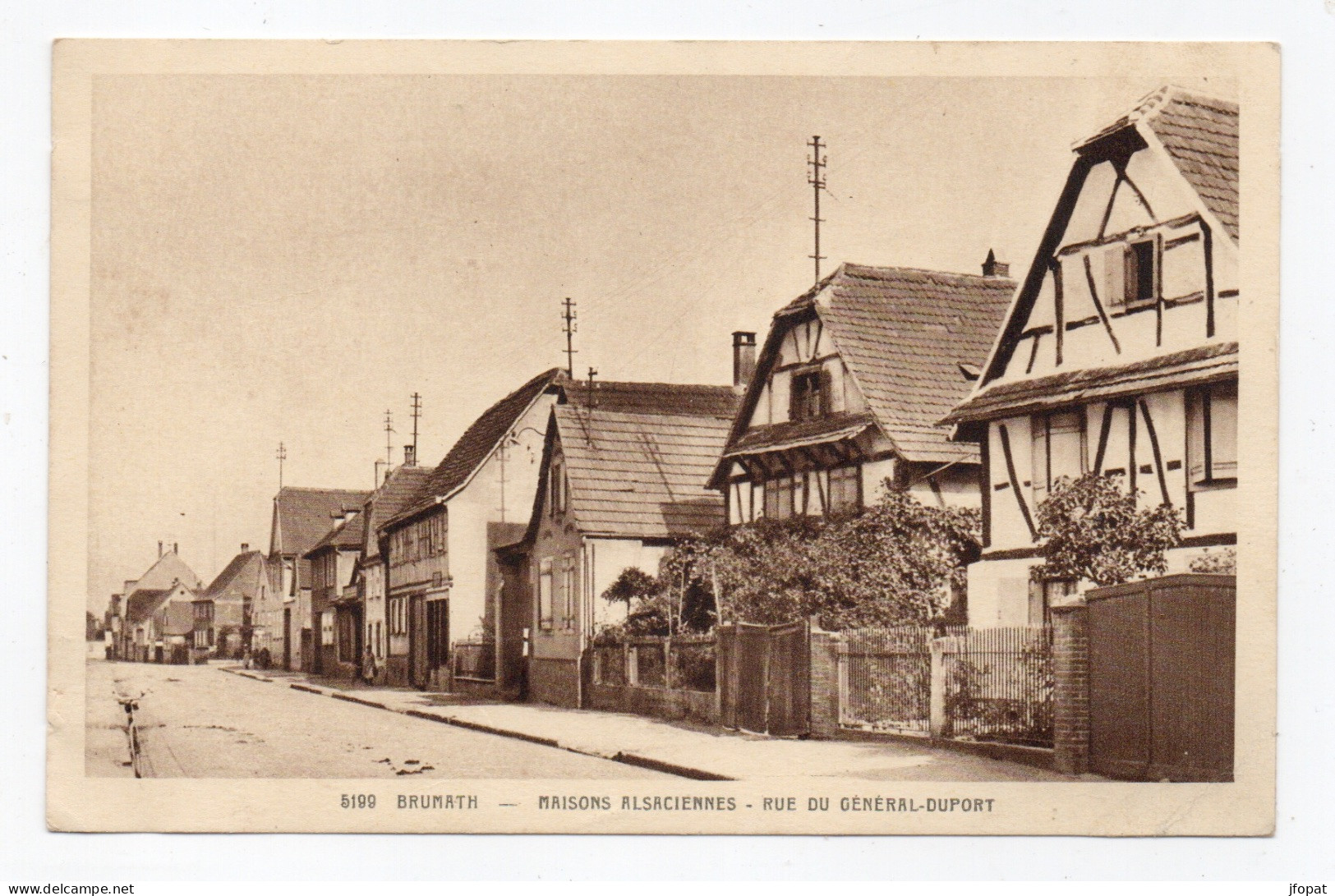 67 BAS RHIN - BRUNATH Maisons Alsaciennes, Rue Du Général Duport - Brumath