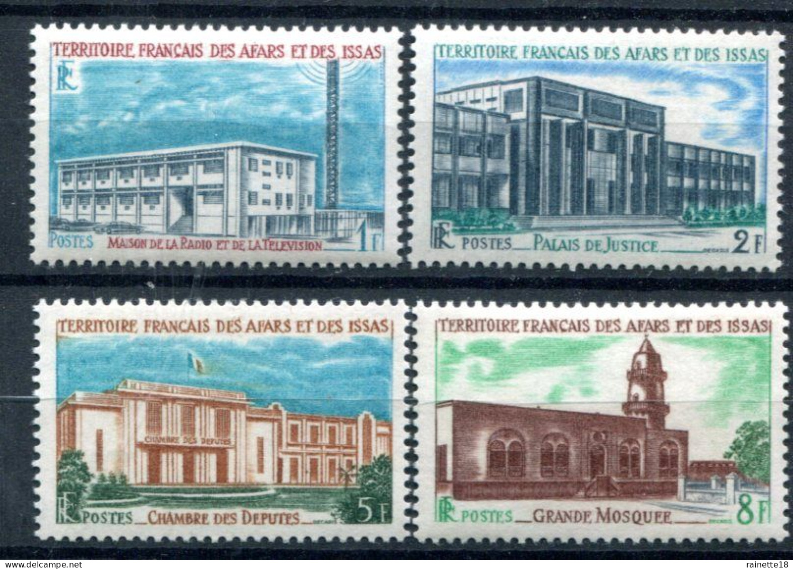 Afars Et Issas          343/346 **   Edifices Publics - Nuevos