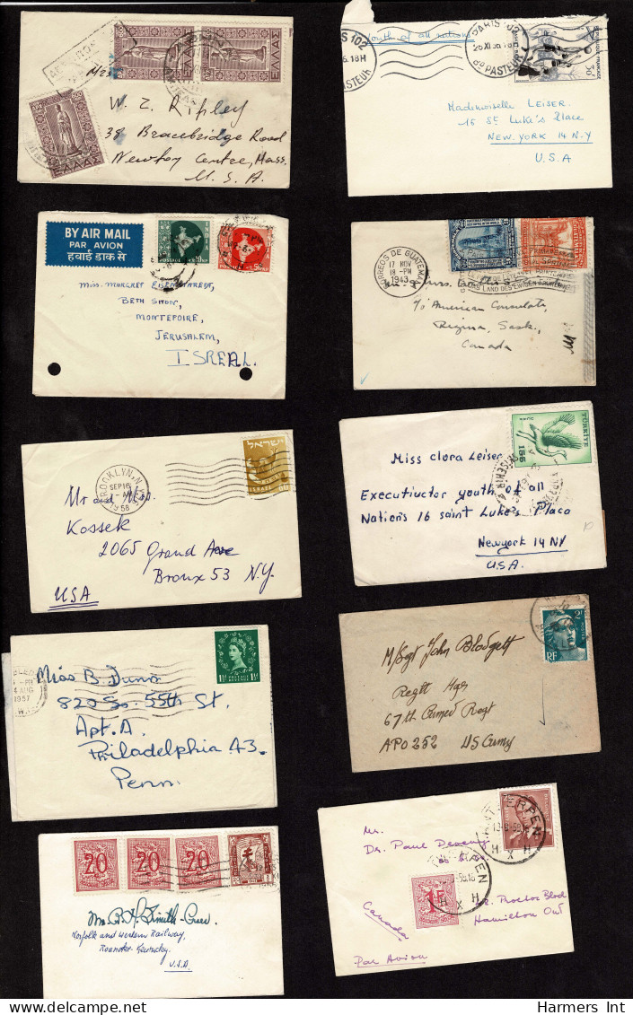 Lot # 908 Collections: Worldwide Covers: Miniature Covers 19th & 20th Century, 105 Items - Collections (sans Albums)