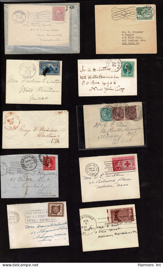 Lot # 908 Collections: Worldwide Covers: Miniature Covers 19th & 20th Century, 105 Items - Collections (without Album)