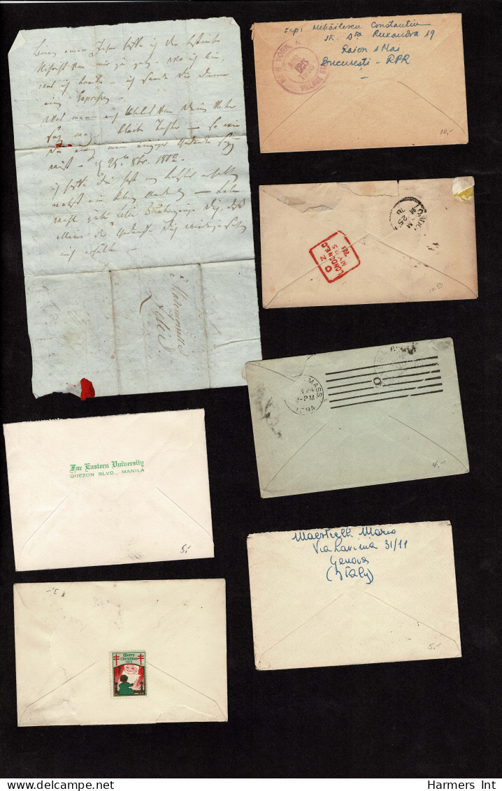 Lot # 908 Collections: Worldwide Covers: Miniature covers 19th & 20th Century, 105 items