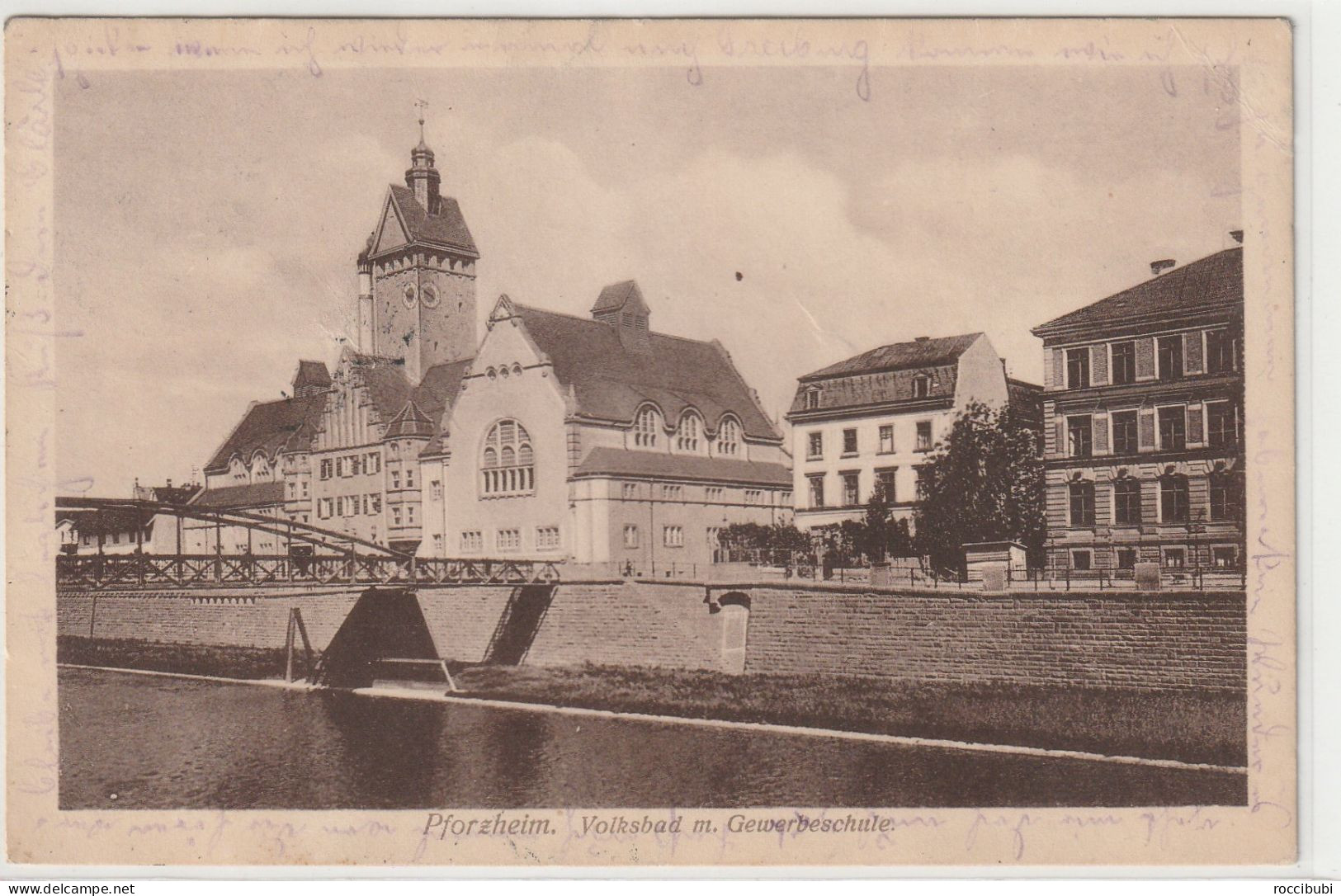 Pforzheim, Volksbad M. Gewerbeschule, Baden-Württemberg - Pforzheim