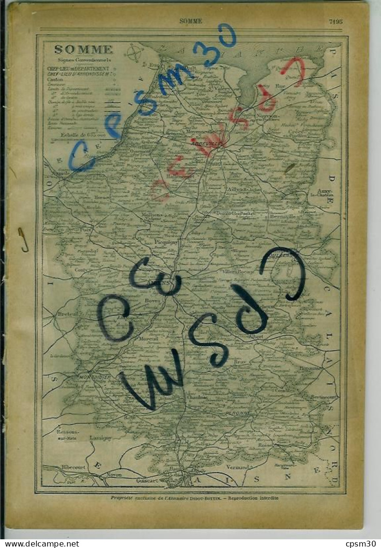 ANNUAIRE - 80 - Département Somme - Année 1925 - édition Didot-Bottin - 79 Pages - Annuaires Téléphoniques