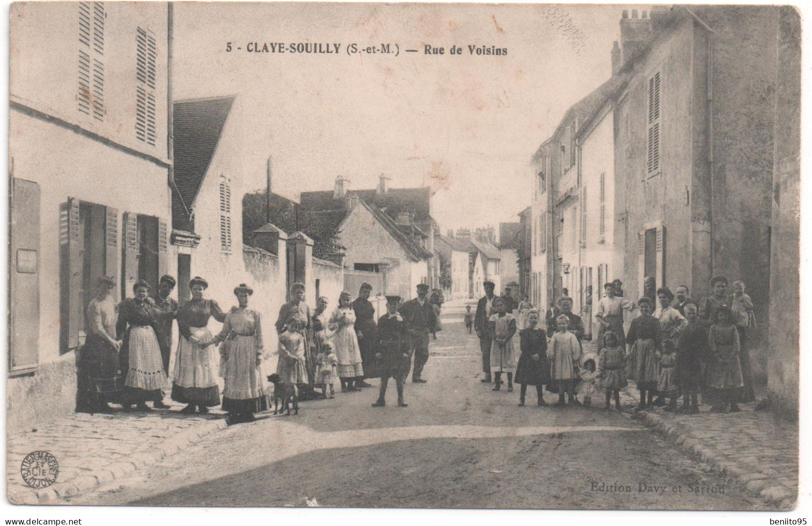 CPA De CLAYE-SOUILLY - Rue De Voisins. - Claye Souilly