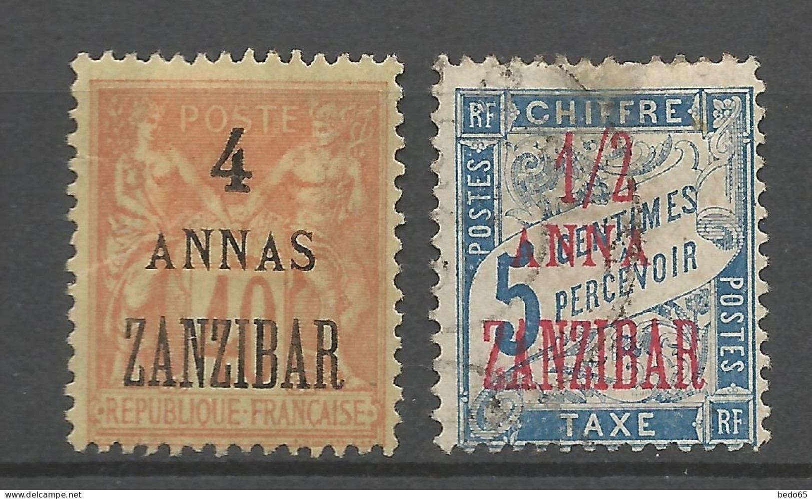 LOT ZANZIBAR 2ème Choix / Used - Altri & Non Classificati