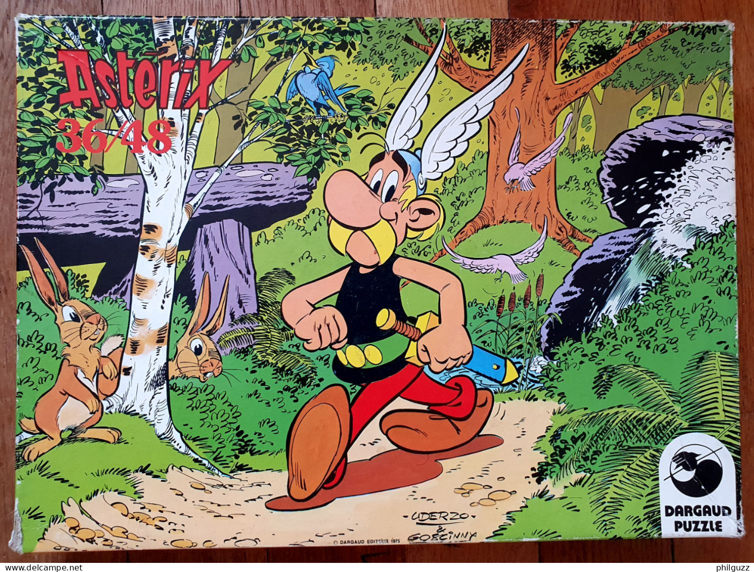 PUZZLE Double DARGAUD ASTERIX 36 / 48 1975 Uderzo - Puzzles