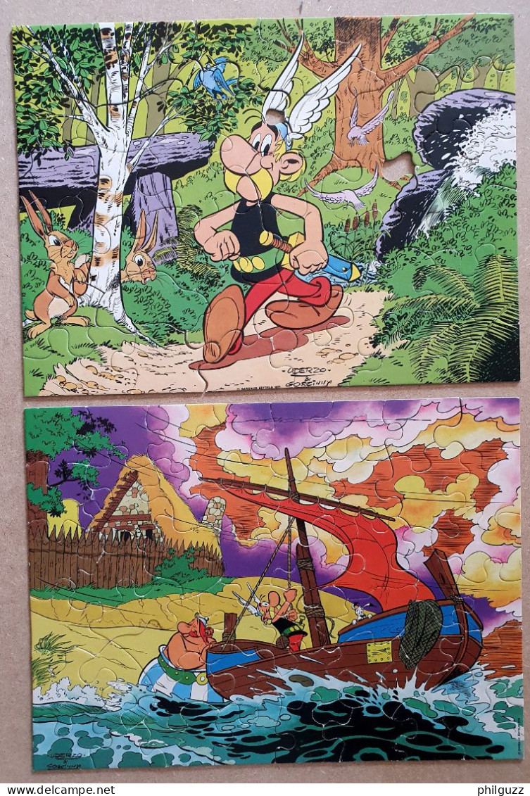 PUZZLE Double DARGAUD ASTERIX 36 / 48 1975 Uderzo - Puzzels