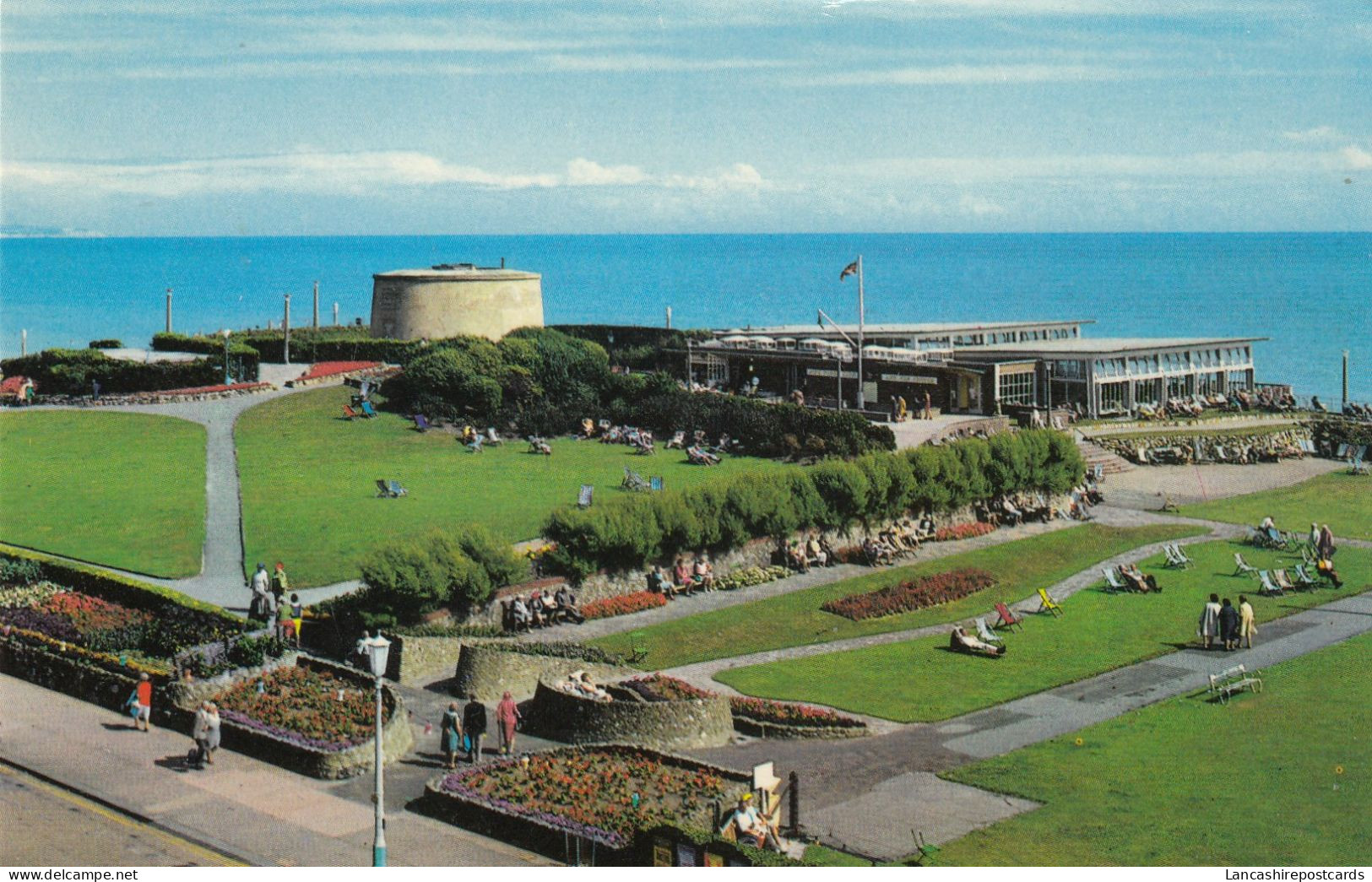 Postcard Eastbourne Sussex Wish Tower And Sun Lounge My Ref B14809 - Eastbourne