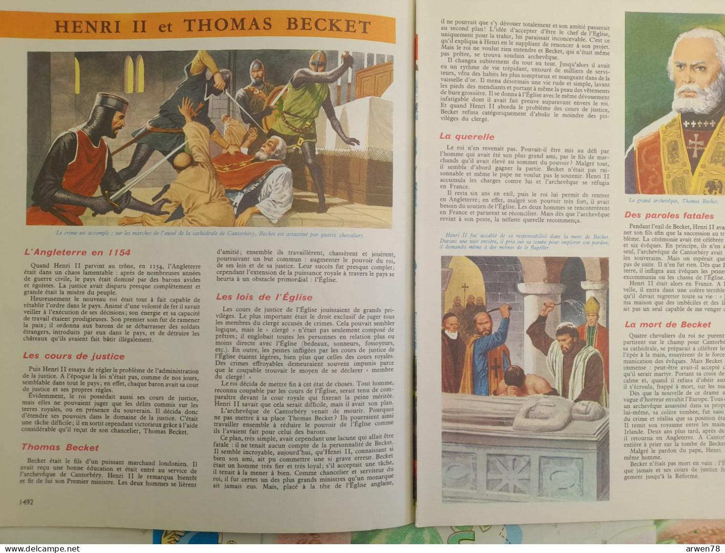 TOUT L'UNIVERS N°94 HENRI II THOMAS BECKET CHEMIN DE FER LES PHENICIENS FJORDS EXPLORATION DE L'AFRIQUE - Encyclopedieën