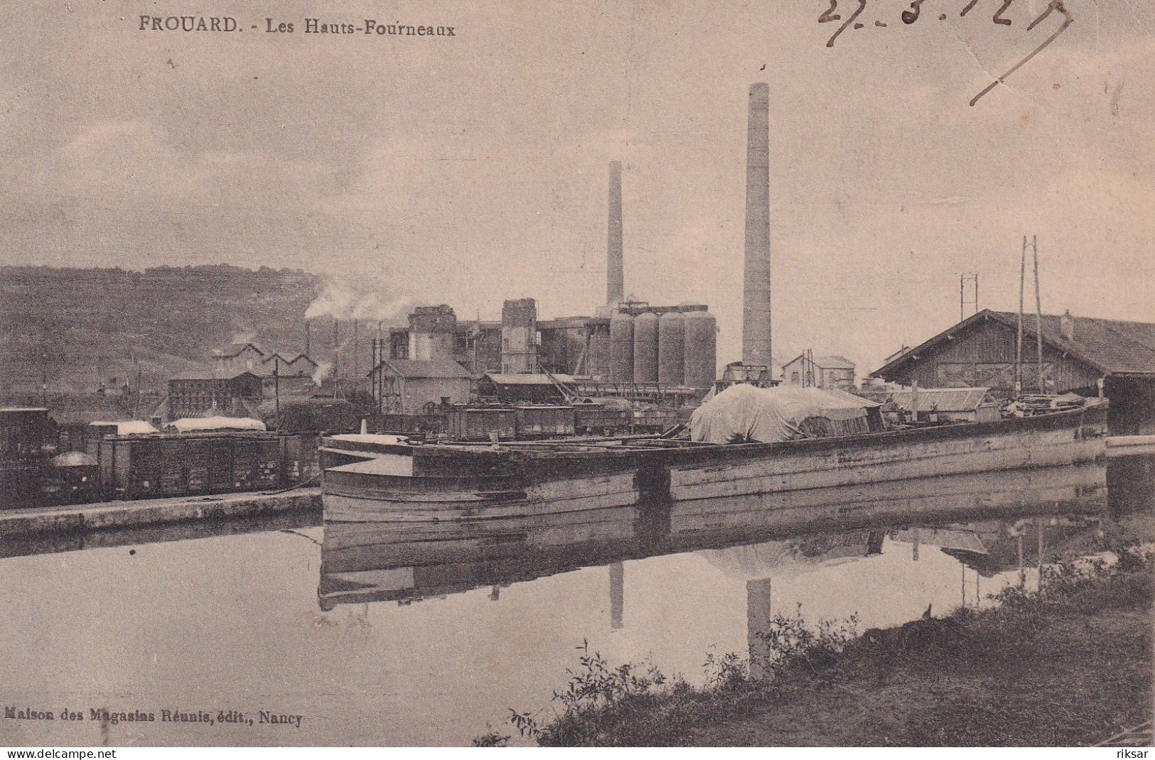 FROUARD(LES HAUTS FOURNEAUX) BATEAU DE PENICHE - Frouard