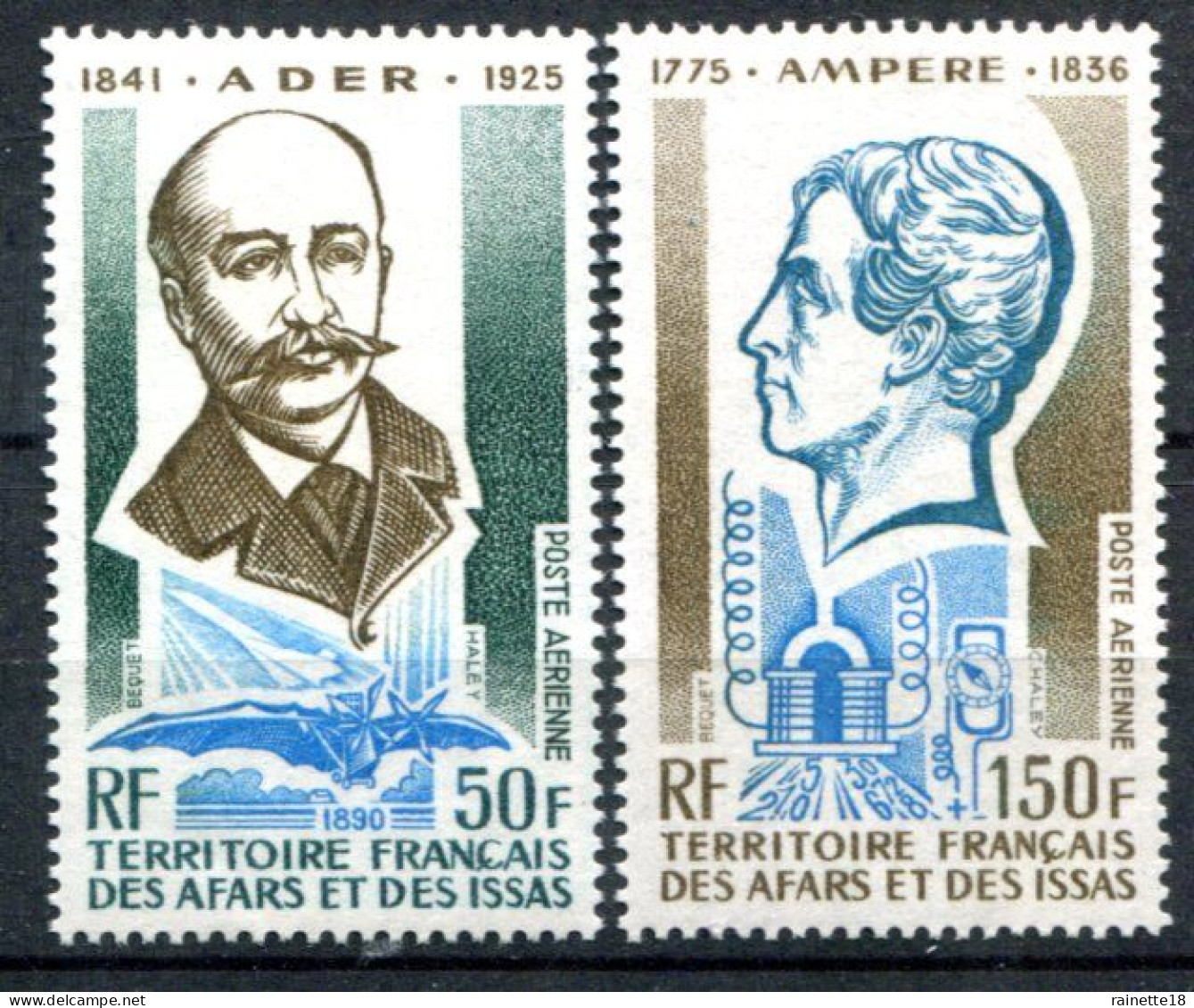 Afars Et Issas       PA  107/108 **  Ampère Et Ader - Unused Stamps