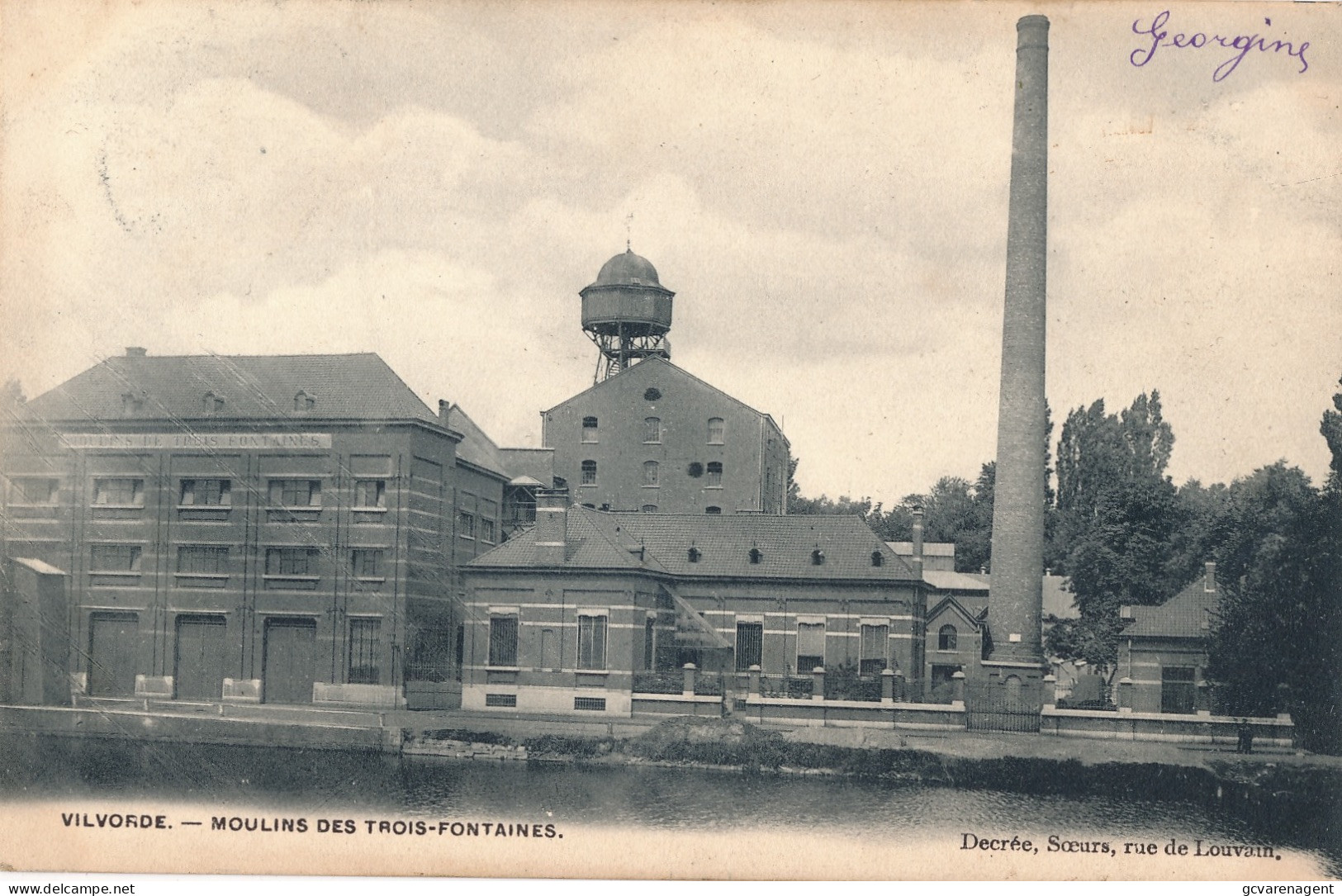 VILVOORDE  MOULINS DES TROIS FONTAINES       2 SCANS - Vilvoorde