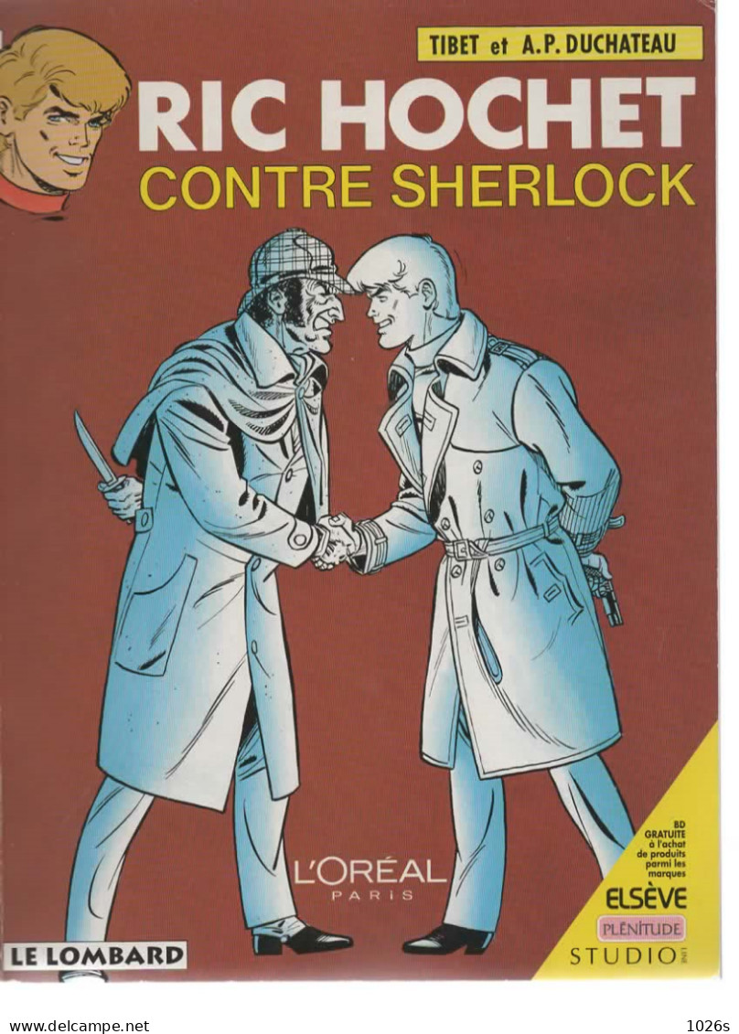 B.D.RIC HOCHET - CONTRE SHERLOCK  -  1996 - Ric Hochet