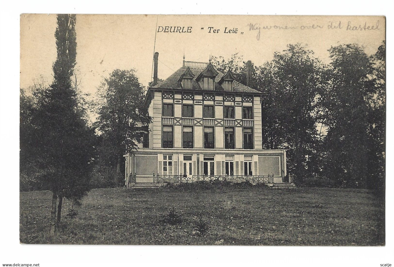 Deurle     -    "Ter Leie"   -   1926   Naar   Antwerpen - Sint-Martens-Latem