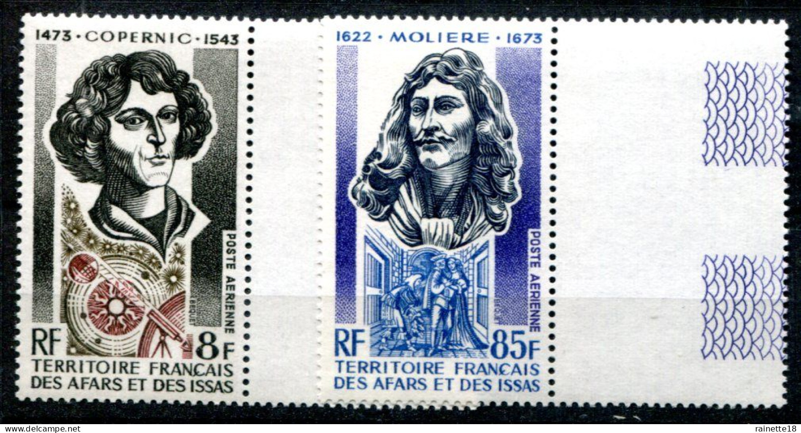 Afars Et Issas       PA  87/88 **   Hommes Célèbres - Unused Stamps
