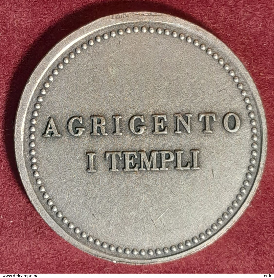 Medaglia I Templi Agrigento - Royaux/De Noblesse