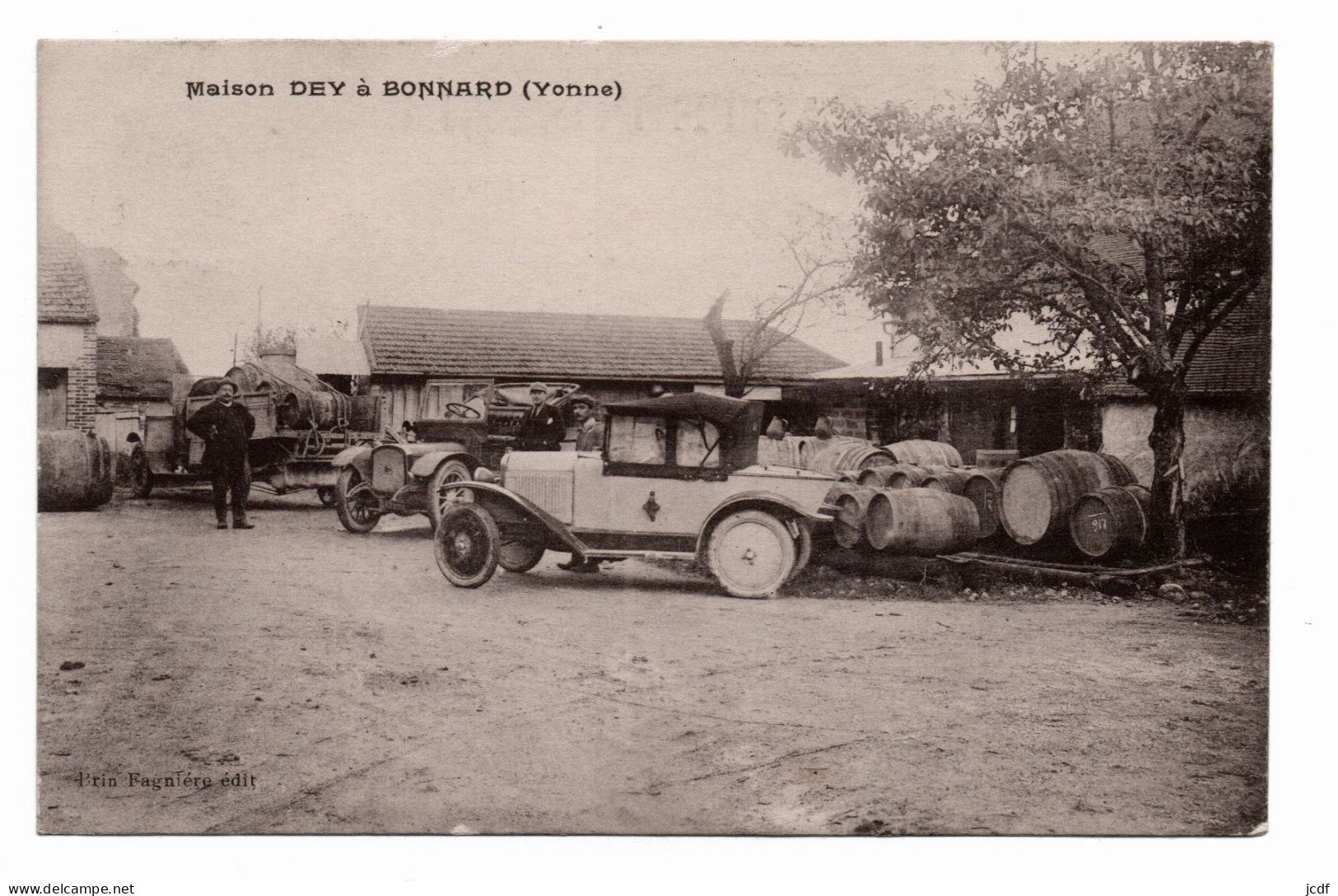 89 BONNARD Maison Gaston Dey - 1926 - Négociant En Vins - Autos Cabriolet - Env Migennes - Mercaderes