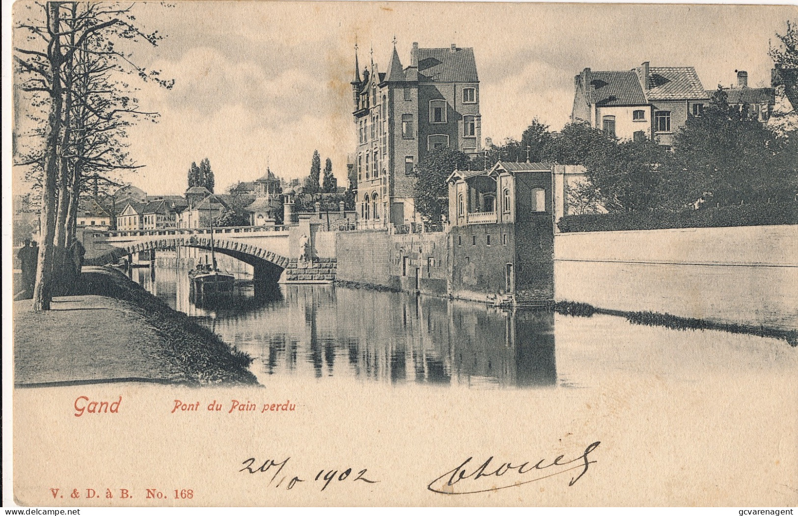 GENT  PONT DU PAIN PERDU     2 SCANS - Aalter