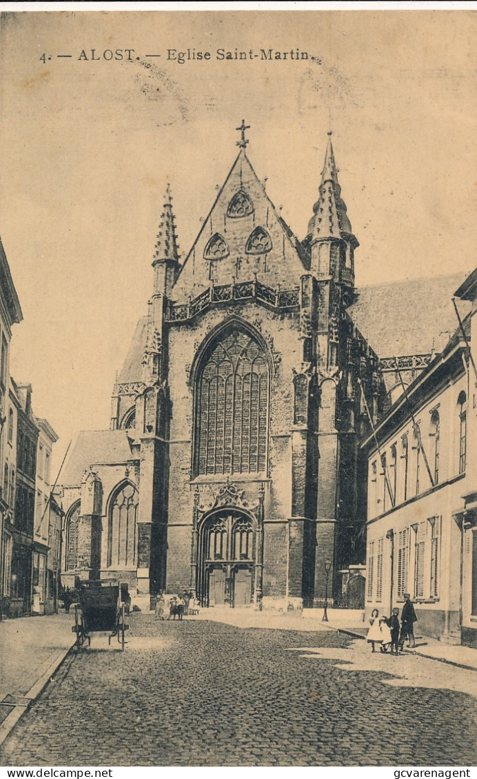 AALST  EGLISE SAINT MARTIN     2 SCANS - Aalst