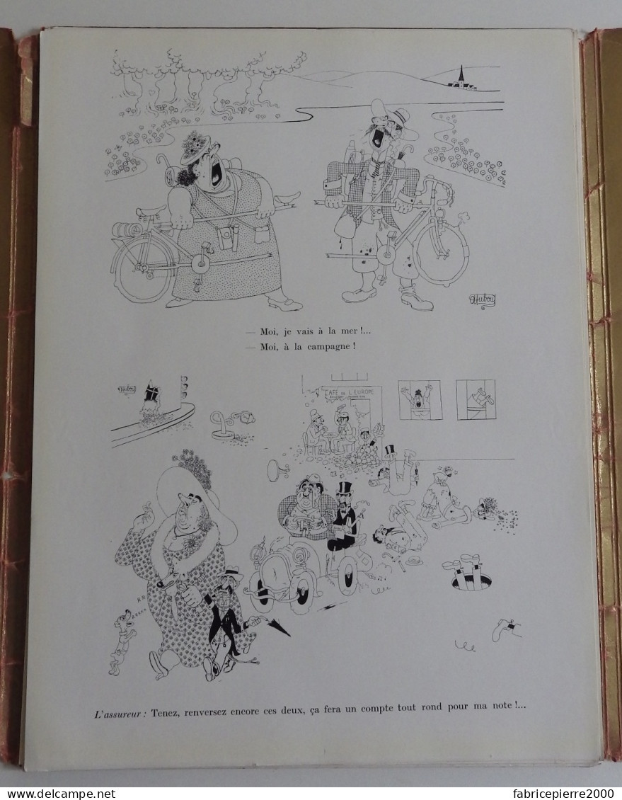 DUBOUT - Pref. Marcel AYME Recueil De 43 Planches Monaco 1942 TBE Caricature Humour Train - Portfolios