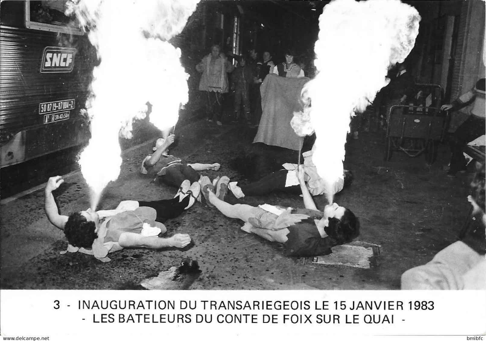 INAUGURATION DU TRANSARIEGEOIS LE 15 JANVIER 1983 (série Limitée De 3 Cartes) - Einweihungen