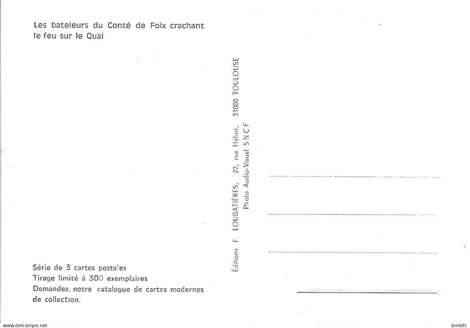 INAUGURATION DU TRANSARIEGEOIS LE 15 JANVIER 1983 (série Limitée De 3 Cartes) - Inaugurations