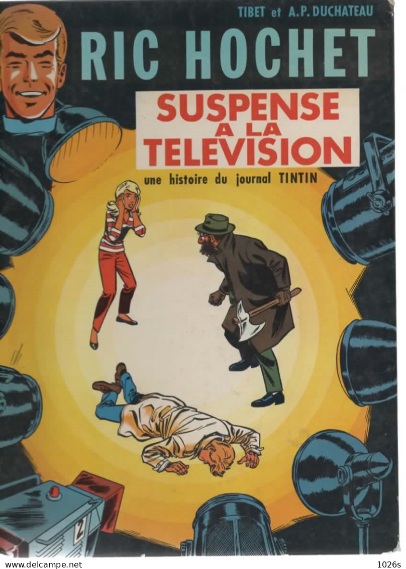 B.D.RIC HOCHET - SUSPENSE A LA TELEVISION -  E.O. 1968 - Ric Hochet