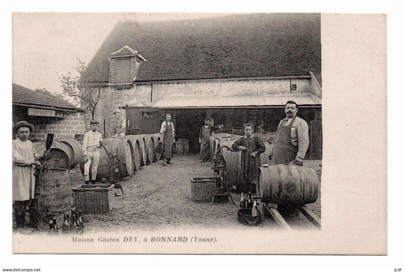 89 BONNARD Maison Gaston Dey - Négociant En Vins - Lavage Et Mise En Bouteilles - Env Migennes - Mercanti