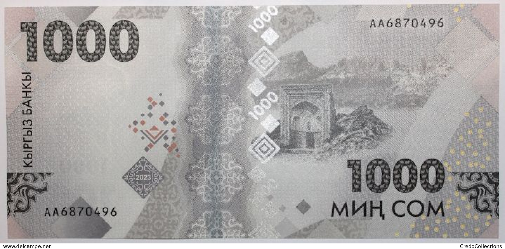 Kyrgyzstan - 1000 Som - 2023 - PICK 39a - NEUF - Kirghizistan