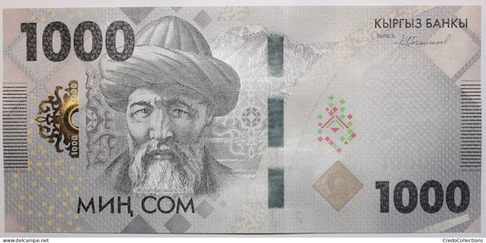 Kyrgyzstan - 1000 Som - 2023 - PICK 39a - NEUF - Kyrgyzstan