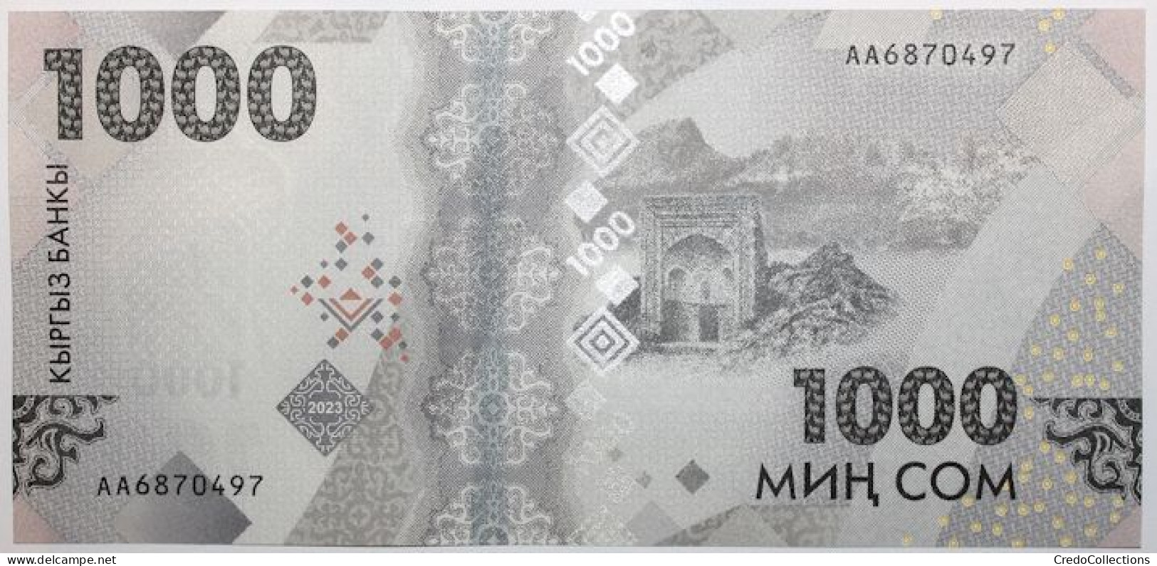 Kyrgyzstan - 1000 Som - 2023 - PICK 39a - NEUF - Kirguistán