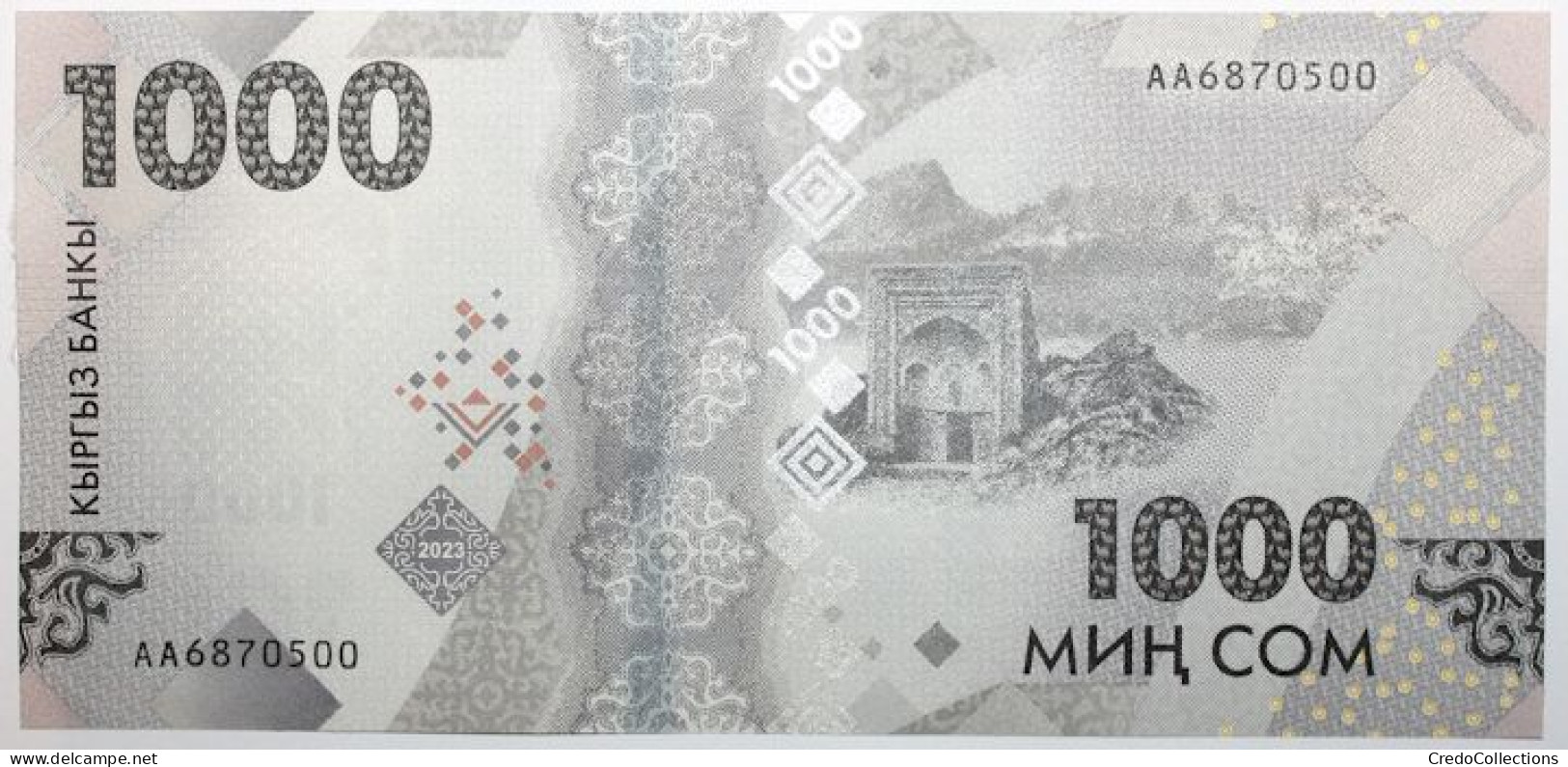 Kyrgyzstan - 1000 Som - 2023 - PICK 39a - NEUF - Kirguistán