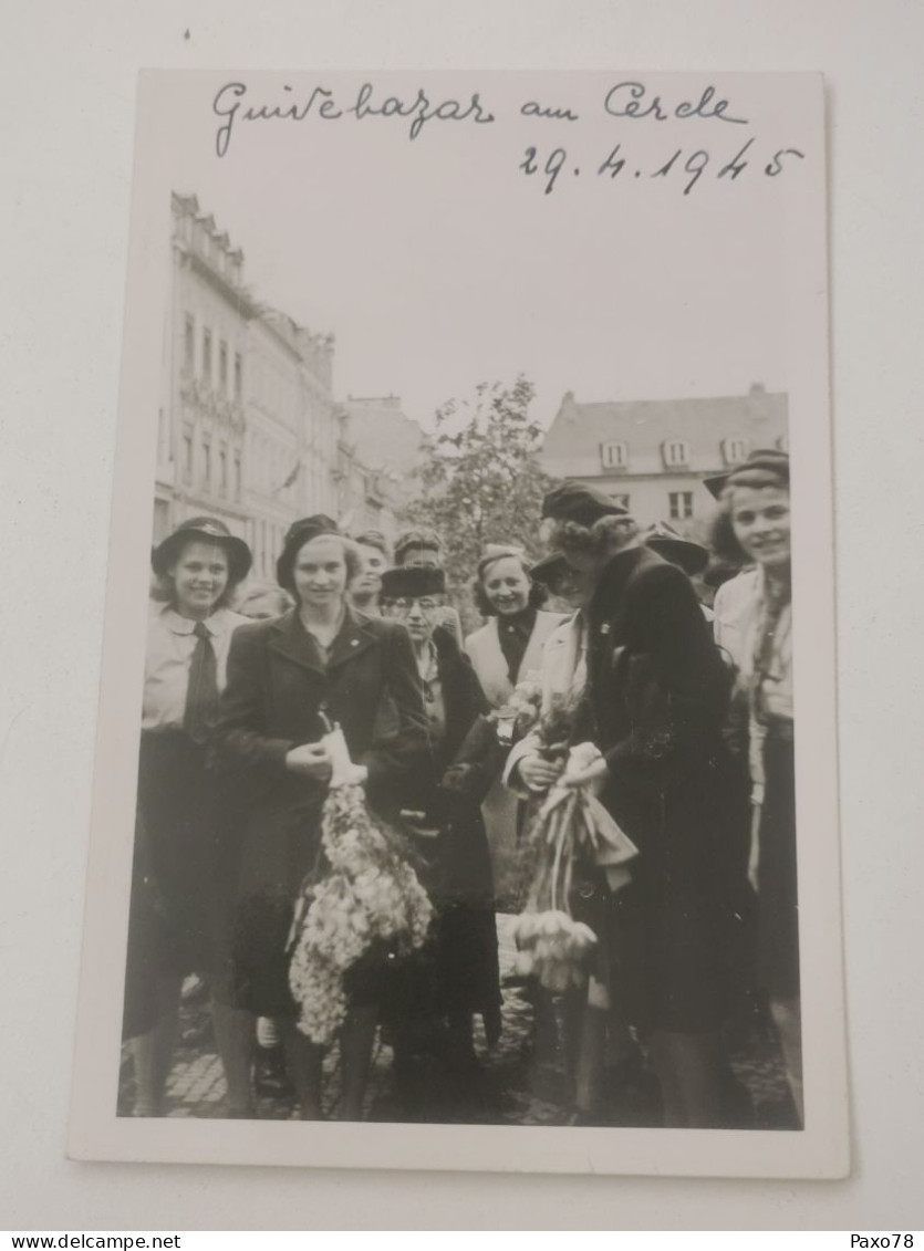 Princesses Du Luxembourg Au Cercle 1945 - Famille Grand-Ducale