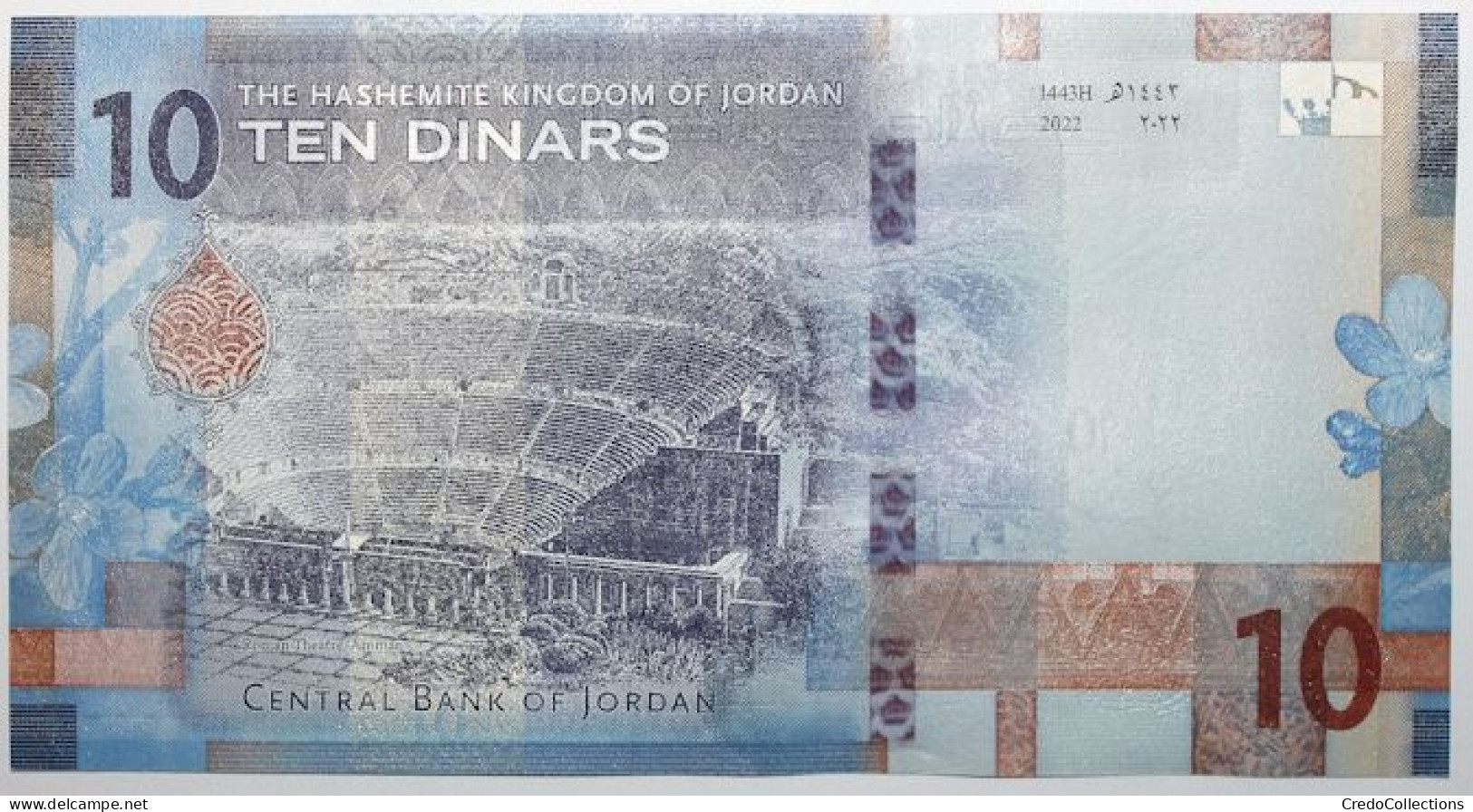 Jordanie - 10 Dinars - 2022 - PICK 41 - NEUF - Jordanie