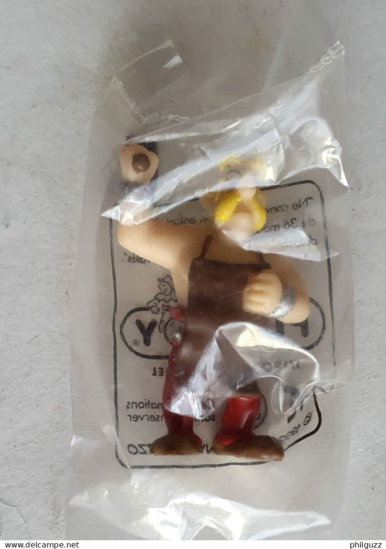 FIGURINE PUBLICITAIRE ASTERIX BRIDELIX PLASTOY 1999 ORDRALPHABETIX NEUF EN SACHET - Asterix & Obelix