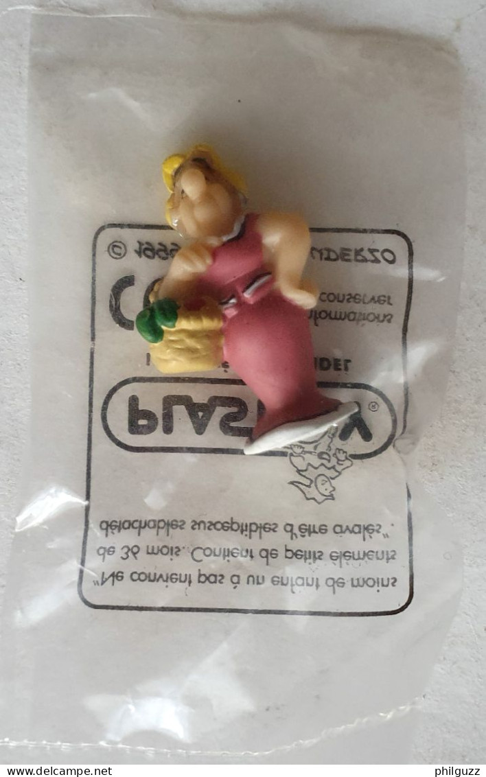 FIGURINE PUBLICITAIRE ASTERIX BRIDELIX PLASTOY 1999 BONEMINE NEUF EN SACHET - Asterix & Obelix